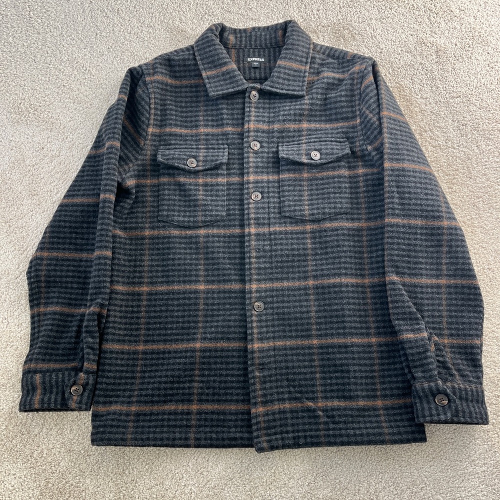 Men’s Express Shirt Jacket | Black | Medium